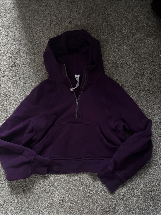 lululemon athletica Sweaters - lululemon athletica Women's Half-Zip Hoodie - Deep Purple